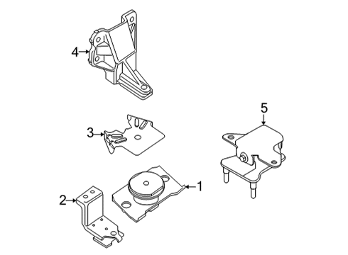 2021 Nissan Frontier Engine Mounting Diagram 1
