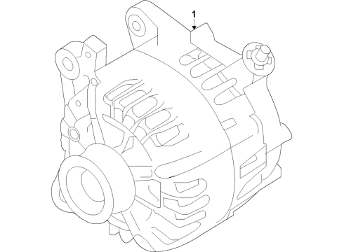 2021 Nissan Rogue Sport Alternator Diagram 1