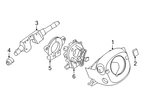 Cover Set-Steering Column Diagram for 48470-9UF0A