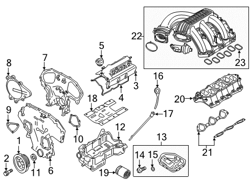 2021 Nissan NV Engine Parts Diagram 2