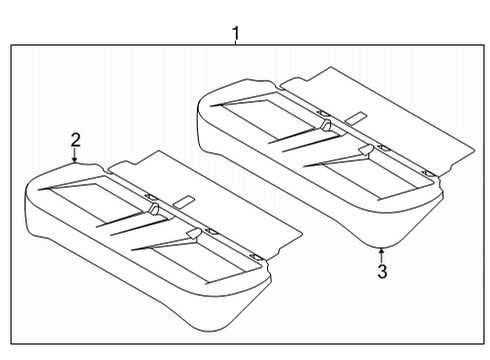 Trim Assy-Cushion,Rear Seat Diagram for 88320-5EF1B