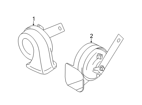 2022 Nissan Rogue Sport Horn Diagram