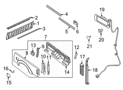 Channel Assembly-Side Front Diagram for 93390-9BS0A