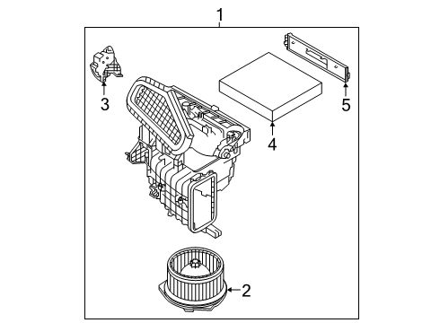 Blower Assy-Front Diagram for 27200-6CA0B
