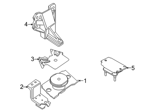 2022 Nissan Frontier Engine Mounting Diagram 1