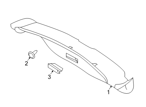 2020 Nissan Altima Interior Trim - Trunk Lid Diagram