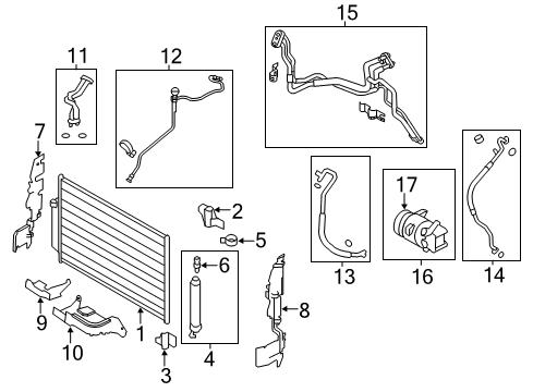 Compressor-Air Conditioner Diagram for 92600-4AY1B
