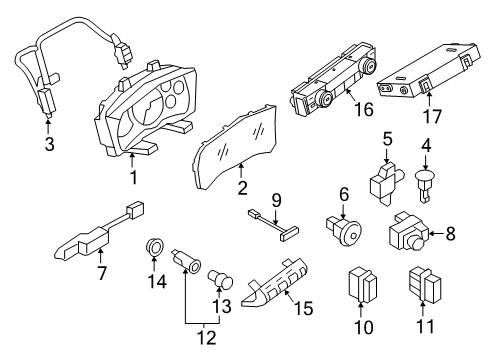 2020 Nissan GT-R Trunk Diagram 1