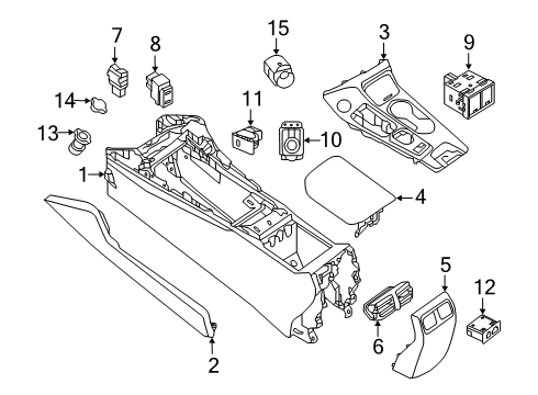 Finisher-Console Diagram for 96907-9DL0A