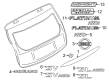 Diagram for 2021 Nissan Murano Emblem - 90892-9UH1A