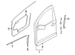 Diagram for 2022 Nissan Frontier Weather Strip - 80831-9BU0A