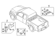 Diagram for Nissan Frontier Air Bag Sensor - 98830-9BU9A