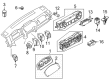 Diagram for 2022 Nissan Frontier A/C Switch - 27500-9BU0B