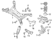 Diagram for 2021 Nissan Maxima Steering Knuckle - 43018-9HS1A