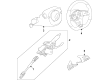 Diagram for Nissan Steering Column Cover - 48470-5EE0A