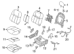 Diagram for 2020 Nissan Rogue Sport Seat Cushion - 87311-4BU2A