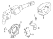 Diagram for Nissan Frontier Steering Column Cover - 48470-9BU0A