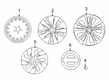Diagram for Nissan Altima Wheel Cover - 40315-6CA1B