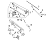 Diagram for 2022 Nissan Frontier Windshield Washer Nozzle - 28932-9BU0A
