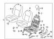 Diagram for Nissan Kicks Seat Cover - 87370-5R08B