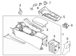 Diagram for Nissan Sentra Center Console Base - 96910-6LB0A