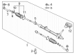 Diagram for Nissan Kicks Rack And Pinion - 48001-5EE0B