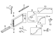 Diagram for Nissan Radiator - 21460-6RA0B