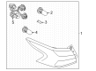 Diagram for Nissan Versa Tail Light - 26555-5EE0A