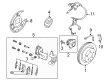 Diagram for Nissan Rogue Wheel Hub - 43202-6RR0C