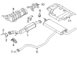 Diagram for Nissan Sentra Exhaust Hanger - 20651-6LA1A