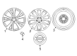 Diagram for 2021 Nissan Maxima Spare Wheel - 40300-9DJ1B