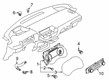 Diagram for Nissan Altima Instrument Cluster - 24810-6CA2A
