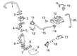 Diagram for 2021 Nissan Rogue EGR Valve - 14710-6CA1C