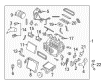 Diagram for 2020 Nissan Rogue Evaporator - 27280-4BU1E