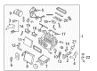 Diagram for Nissan Rogue Evaporator - 27280-4BU1E