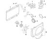 Diagram for 2020 Nissan Titan Fan Shroud - 21476-9FV0B