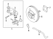 Diagram for 2021 Nissan Rogue Brake Master Cylinder Reservoir - 46010-6RR0A