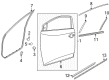 Diagram for 2021 Nissan Murano Weather Strip - 80830-9UH0A