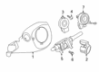 Diagram for Nissan Steering Column Cover - 48470-5EE1A