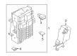 Diagram for 2021 Nissan Rogue Relay Block - 24350-6RA0C