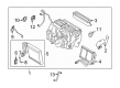 Diagram for Nissan Evaporator - 27280-6GU0C