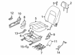 Diagram for 2021 Nissan Altima Seat Cover - 87320-6CA0D