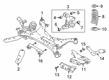 Diagram for 2022 Nissan Altima Steering Knuckle - 43018-6CA1A