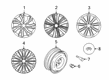 Diagram for 2021 Nissan Armada Spare Wheel - D0300-6GW5A