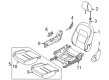 Diagram for 2021 Nissan Sentra Seat Cover - 87320-6LB3D