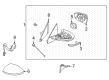 Diagram for Nissan Mirror Cover - 96373-6LB0H
