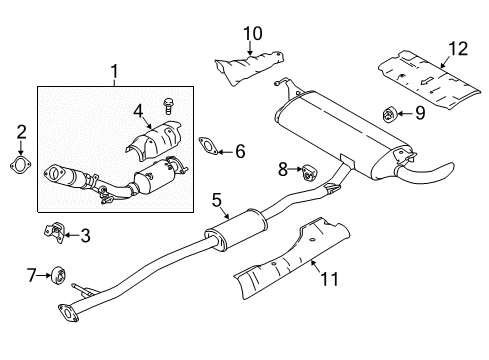 20100-6MR1B Nissan MUFFLER Assembly-Exhaust,Main