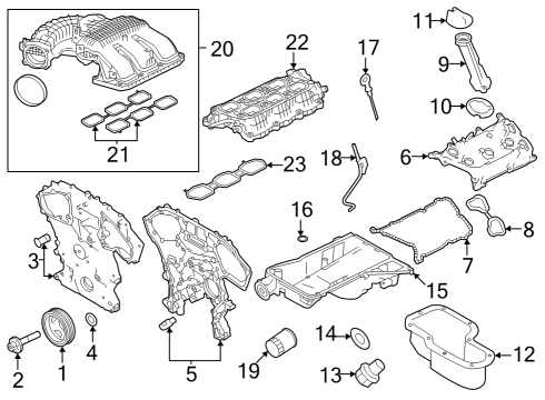 Nissan 16175-9BT0A Gasket-Intake Adapter