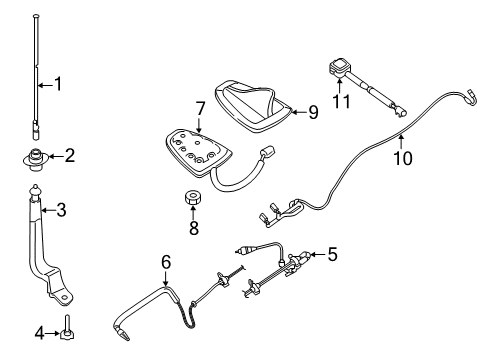 Nissan 25915-9GK0A CONTROLLER ASSY-NAVIGATION
