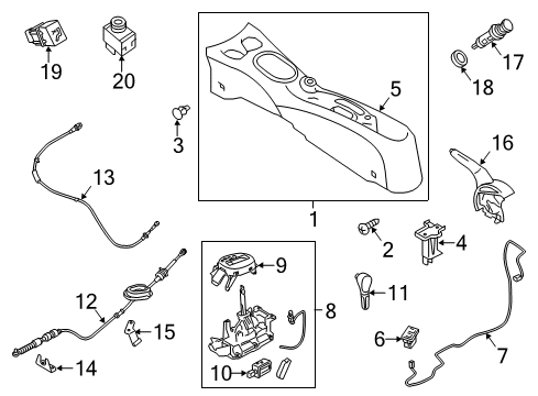 Nissan 34901-9KA1A Device Assembly - Transmission Control 34901-9KA1A Nissan Device Assembly - Transmission Control